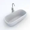 Curved Bathtub 3D Model + Revit Family rendered in Vray with a white ceramic material and chromed faucet. This bathtub 3D model was created with the highest standards in modeling, texturing and UV mapping to ensure your projects look professional and photoreal. Don't let this opportunity go by and add this bathtub 3D model to your cart today.