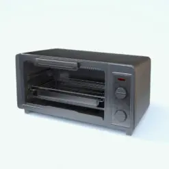 Classic Aluminum Mini Oven 3D Model + Revit Family rendered in Vray with a stainless steel finish. This 3D model is fully detailed, both outside and inside so your renders can look professional. Ideal for modern kitchens, cafes, restaurants and more, this mini oven 3D model also includes a Revit oven family so you can use it in all your favorite applications.