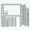 Revit Family / 3D Model - Classic Aluminum Mini Oven UV's 4