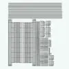 Revit Family / 3D Model - Classic Aluminum Mini Oven UV's 6
