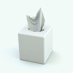 Revit Family / 3D Model - Bathroom Accessories Pack 1 Tissue