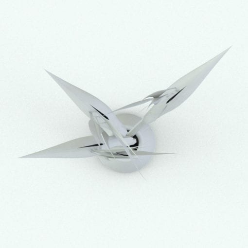 Revit Family / 3D Model - Bird of Paradise Top View