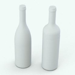 Revit Family / 3D Model - Bottle of Wine Variations