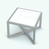 Revit Family / 3D Model - Cross Bottom Multipurpose Table Rendered in Revit