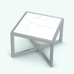 Revit Family / 3D Model - Cross Bottom Multipurpose Table Rendered in Revit