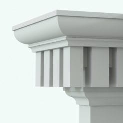 Revit Family / 3D Model - Complex Crown Moulding 6 Detail