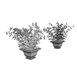 Revit Family / 3D Model - Eucalyptus 3D Max/FBX Wireframe