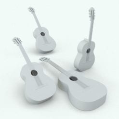 Revit Family / 3D Model - Guitar Variations