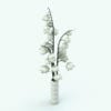 Revit Family / 3D Model - Lily of the Valley Plant Rendered in Revit
