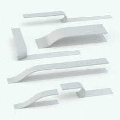 Revit Family / 3D Model - Peel Off Bench Variations