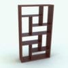 Revit Family / 3D Model - Spiral Shelves Bookshelf Rendered in Revit
