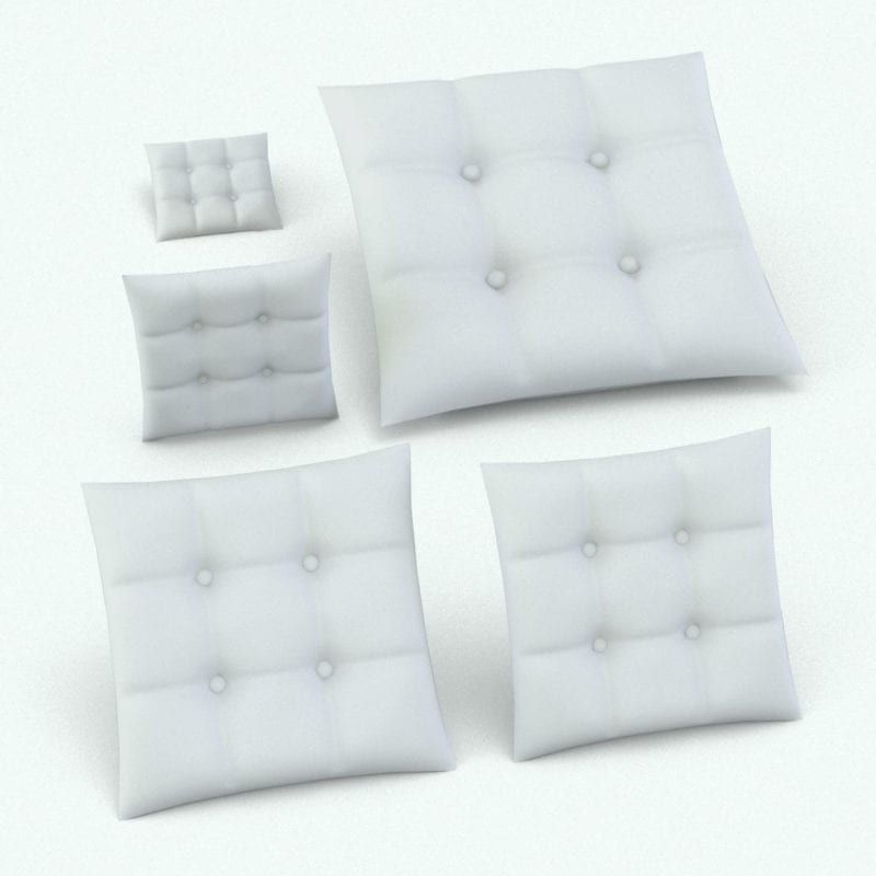 Cushion Revit Family | BlackBee3D | Revit families - 3D Models and more