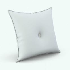 Revit Family / 3D Model - Square Cushion Button Perspective