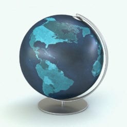 Revit Family / 3D Model - Traditional Replogle Globe Rendered in Revit