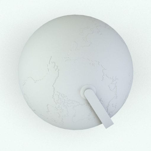 Revit Family / 3D Model - Traditional Replogle Globe Top View