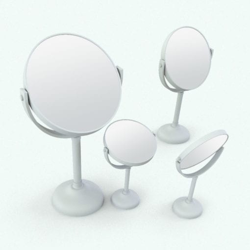 Revit Family / 3D Model - Vanity Mirror Variations