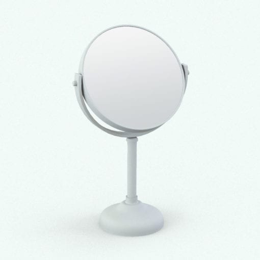 Revit Family / 3D Model - Vanity Mirror Perspective