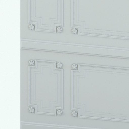 Revit Family / 3D Model - Wall Paneling 7 Detail