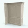 Revit Family / 3D Model - Wall Paneling 9 Rendered in Revit