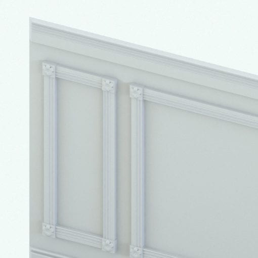 Revit Family / 3D Model - Wall Trim 6 Detail