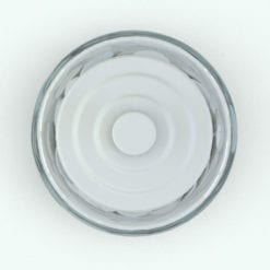 Revit Family / 3D Model - Glass Cookie Jar With Lid Top View