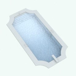 Revit Family / 3D Model - Gothic Pool Perspective