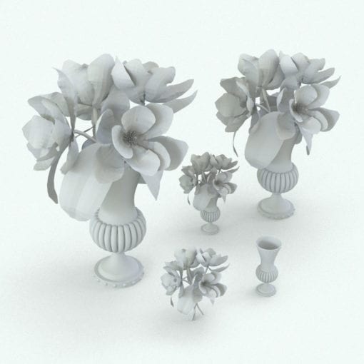 Revit Family / 3D Model - Magnolia Variations