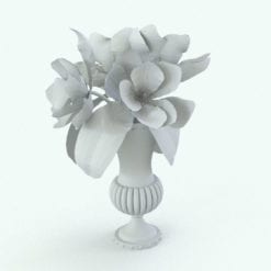 Revit Family / 3D Model - Magnolia Perspective