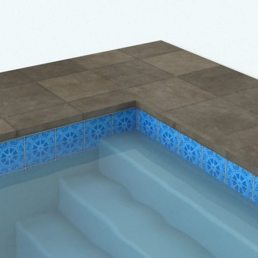 Revit Family / 3D Model - T-Shape Pool Detail