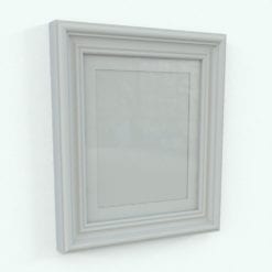 Revit Family / 3D Model - Wall Frame Multiple Frame Profiles 1 Frame 1