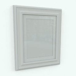 Revit Family / 3D Model - Wall Frame Multiple Frame Profiles 2 Frame 4