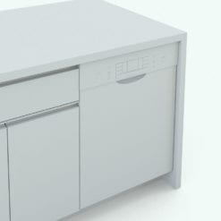 Revit Family / 3D Model - Open Concept Kitchen Detail 3
