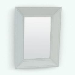Revit Family / 3D Model - Rectangular Wall Mirror Perspective