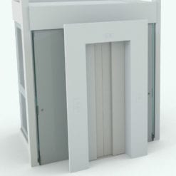 Revit Family / 3D Model - Rectangular Panoramic Elevator Doors