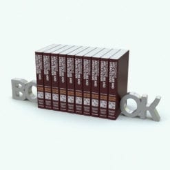 Revit Family / 3D Model - BO-OK Bookends Rendered in Revit