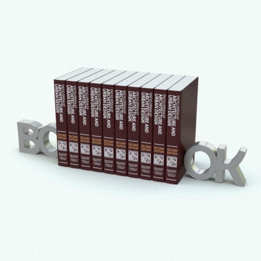 Revit Family / 3D Model - BO-OK Bookends Rendered in Revit