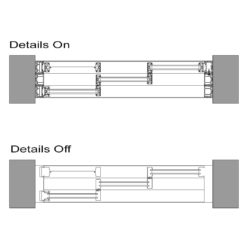 Revit Family / 3D Model - Door - SLD-XXO Multi-Slide Details