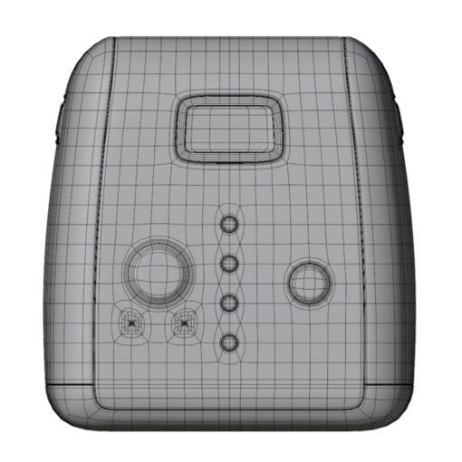 Revit Family / 3D Model - Red Toaster Front View