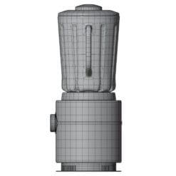 Revit Family / 3D Model - Cylindrical Blender Side View