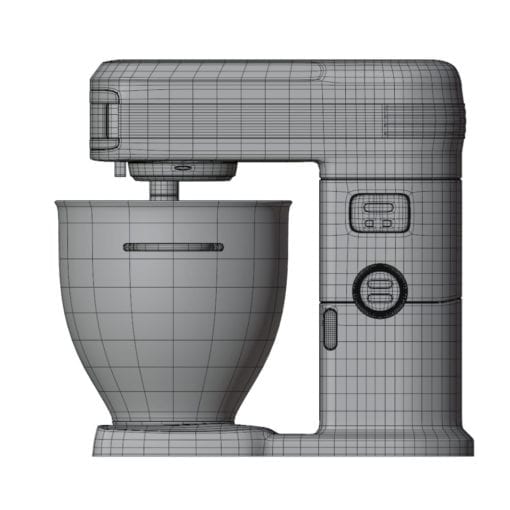 Revit Family / 3D Model - Kitchen Mixer 1 Side View