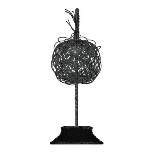 Revit Family / 3D Model - Nature Inspired Table Lamp Front View