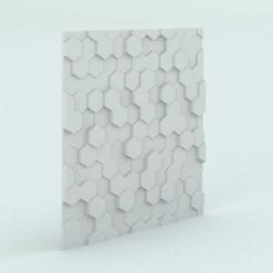 Revit Family / 3D Model - Hexagonal Panels Wall Trim Individual Panel