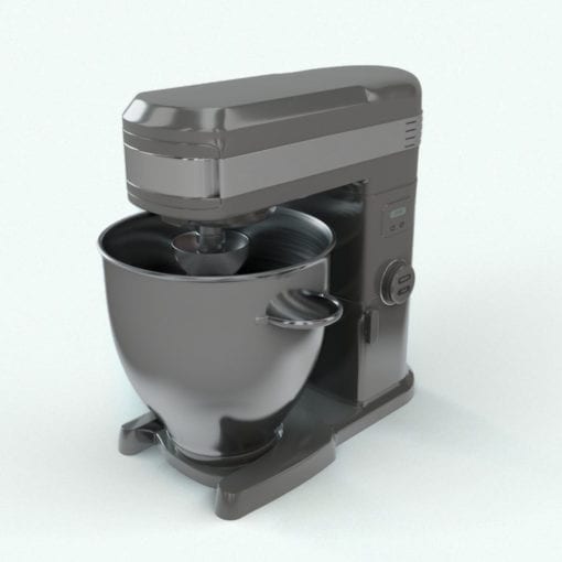 Revit Family / 3D Model - Kitchen Mixer 1 Rendered in Vray