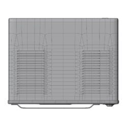 Revit Family / 3D Model - Toaster Oven Top View