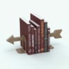 Revit Family / 3D Model - Arrow Bookends Rendered in Vray
