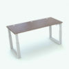 Revit Family / 3D Model - Modern Rectangular Standing Desk Rendered in Vray