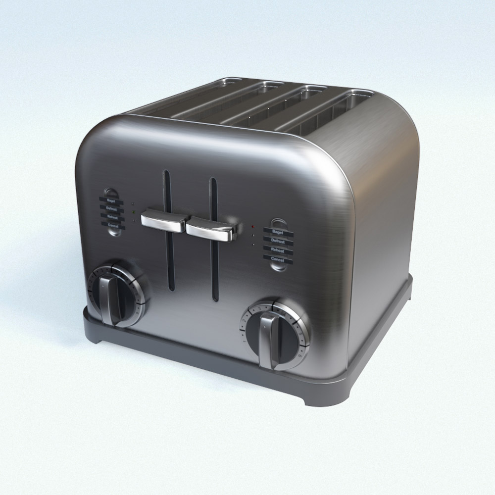 toaster moulinex 3d model
